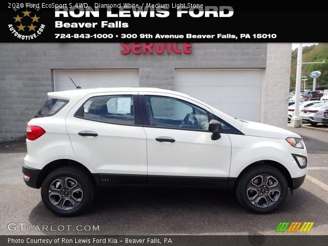 2020 Ford EcoSport S 4WD in Diamond White