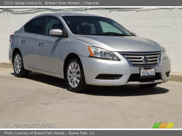 2013 Nissan Sentra SV in Brilliant Silver Metallic