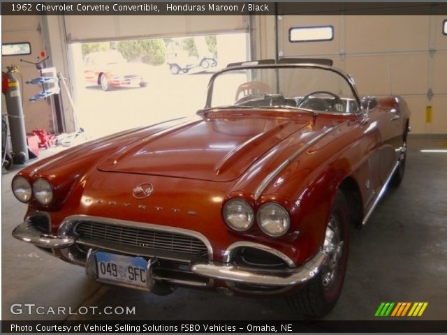 1962 Chevrolet Corvette Convertible in Honduras Maroon
