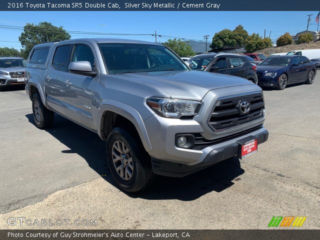 2016 Toyota Tacoma SR5 Double Cab in Silver Sky Metallic