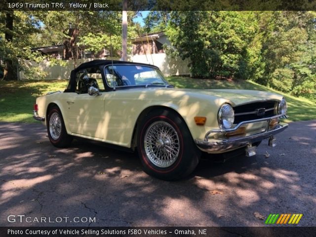 1969 Triumph TR6  in Yellow