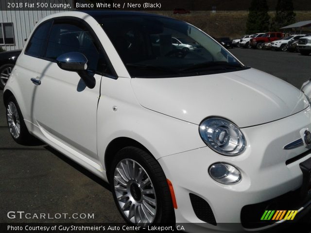 2018 Fiat 500 Lounge in Bianco White Ice