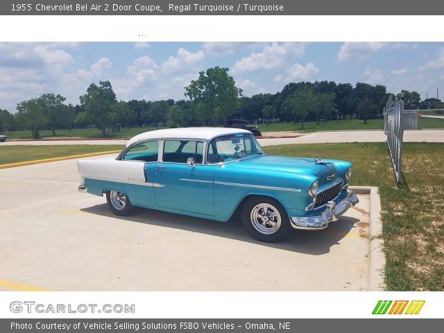 1955 Chevrolet Bel Air 2 Door Coupe in Regal Turquoise