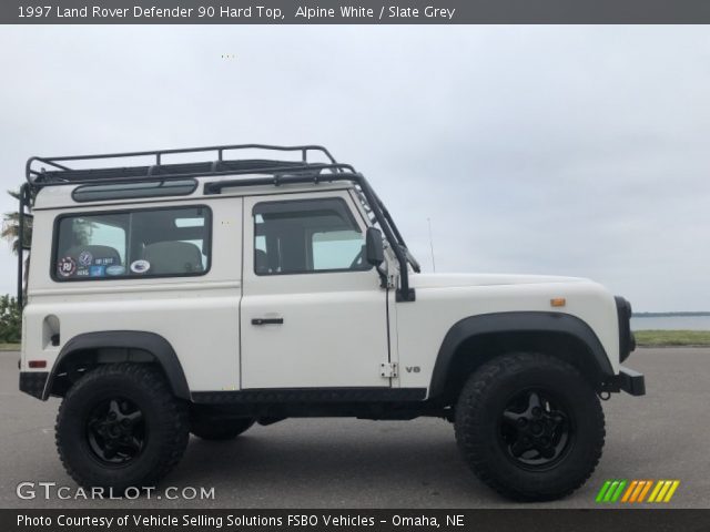 1997 Land Rover Defender 90 Hard Top in Alpine White