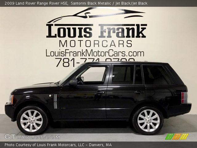 2009 Land Rover Range Rover HSE in Santorini Black Metallic