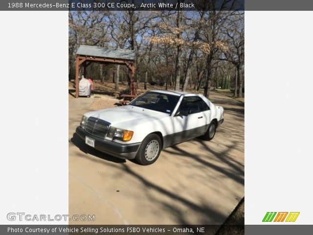 1988 Mercedes-Benz E Class 300 CE Coupe in Arctic White