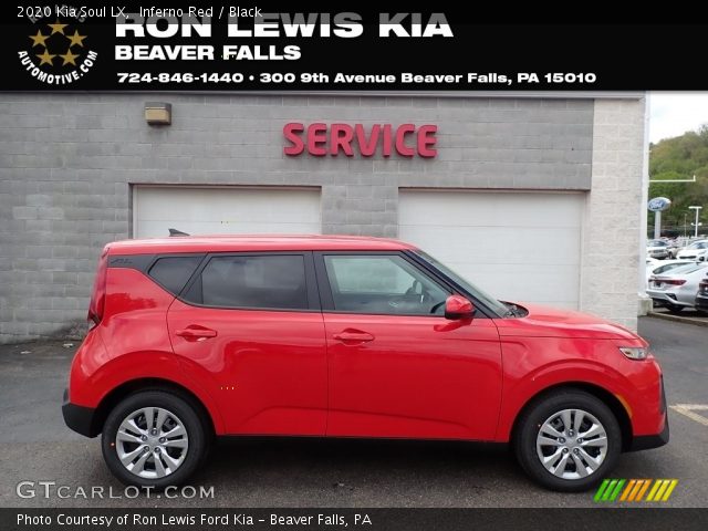 2020 Kia Soul LX in Inferno Red
