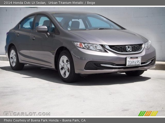 2014 Honda Civic LX Sedan in Urban Titanium Metallic