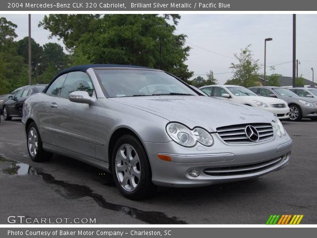 2004 Mercedes-Benz CLK 320 Cabriolet in Brilliant Silver Metallic