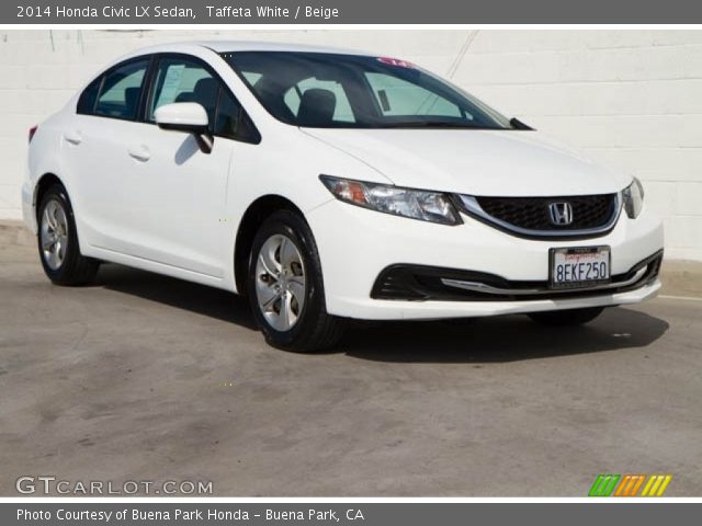 2014 Honda Civic LX Sedan in Taffeta White