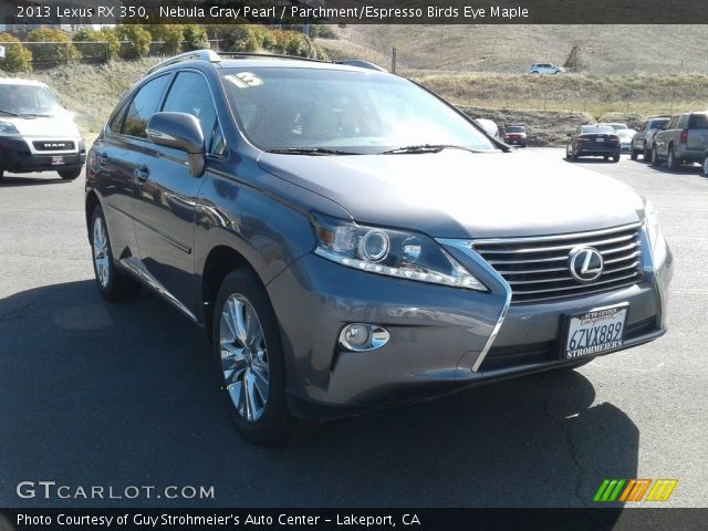 2013 Lexus RX 350 in Nebula Gray Pearl