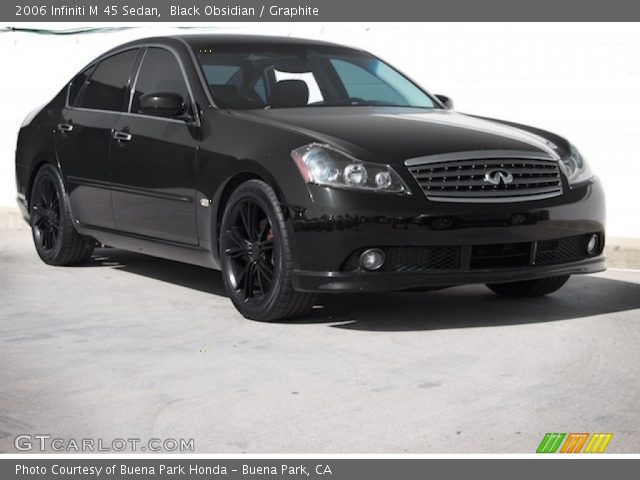 2006 Infiniti M 45 Sedan in Black Obsidian