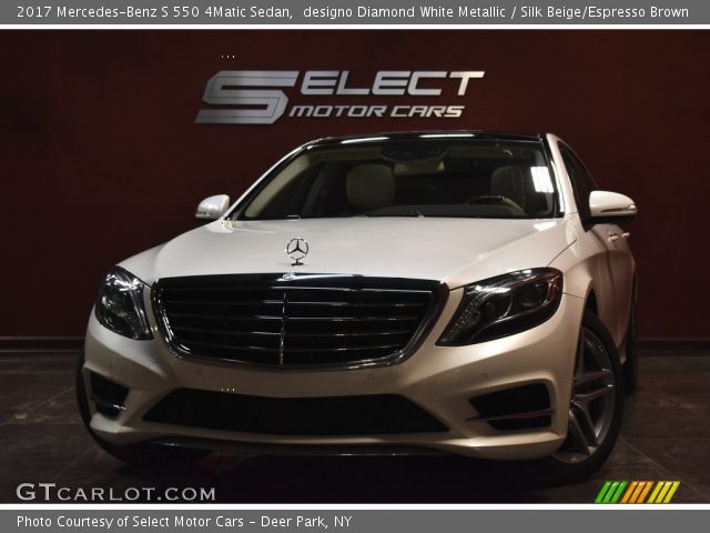 2017 Mercedes-Benz S 550 4Matic Sedan in designo Diamond White Metallic
