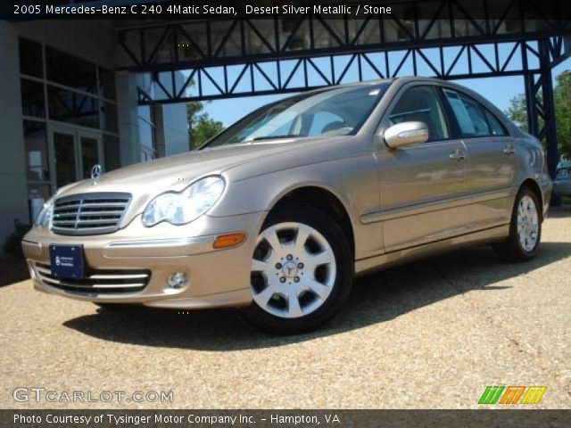 2005 Mercedes-Benz C 240 4Matic Sedan in Desert Silver Metallic