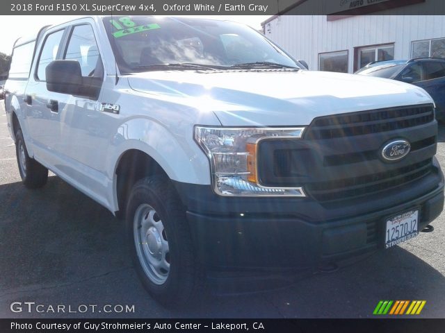 2018 Ford F150 XL SuperCrew 4x4 in Oxford White
