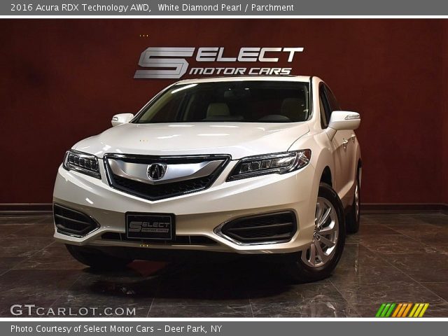 2016 Acura RDX Technology AWD in White Diamond Pearl