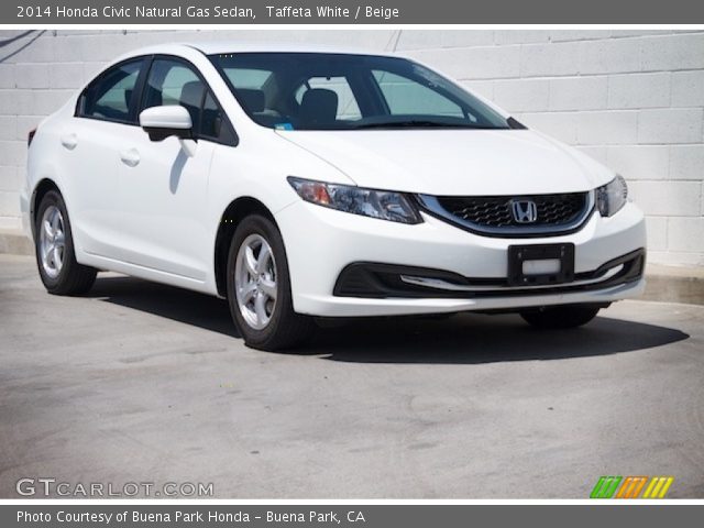 2014 Honda Civic Natural Gas Sedan in Taffeta White
