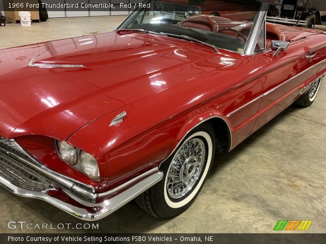 1966 Ford Thunderbird Convertible in Red