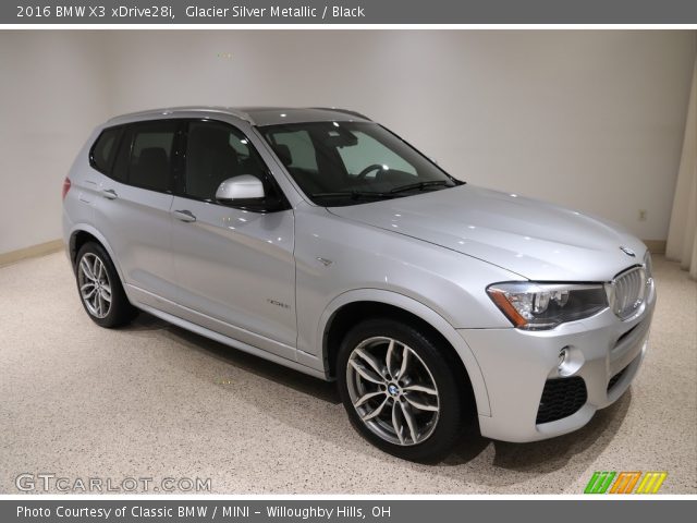 2016 BMW X3 xDrive28i in Glacier Silver Metallic