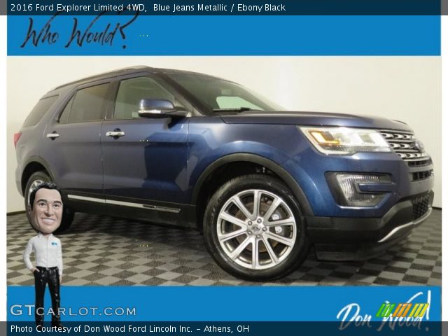 2016 Ford Explorer Limited 4WD in Blue Jeans Metallic