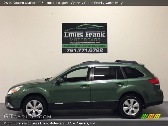 2010 Subaru Outback 2.5i Limited Wagon in Cypress Green Pearl
