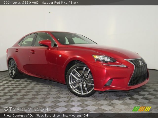 2014 Lexus IS 350 AWD in Matador Red Mica