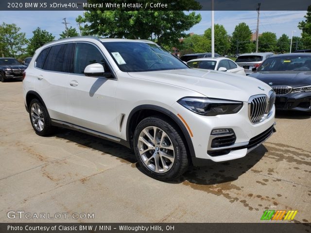 2020 BMW X5 xDrive40i in Mineral White Metallic