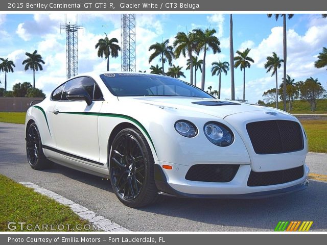 2015 Bentley Continental GT GT3 R in Glacier White