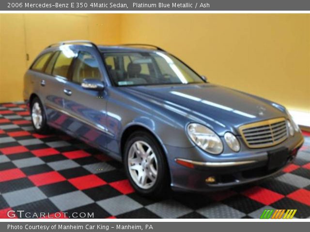 2006 Mercedes-Benz E 350 4Matic Sedan in Platinum Blue Metallic