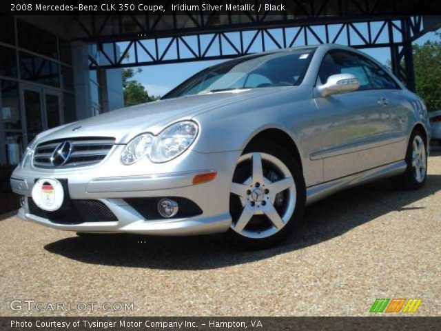 2008 Mercedes-Benz CLK 350 Coupe in Iridium Silver Metallic