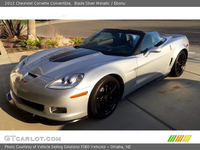 2013 Chevrolet Corvette Convertible in Blade Silver Metallic