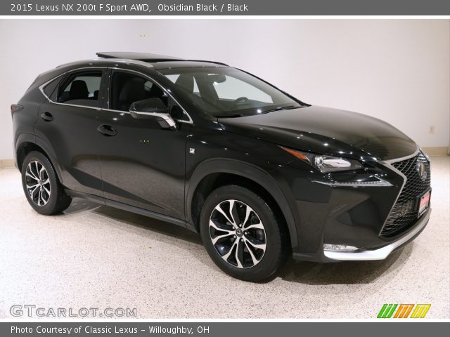 2015 Lexus NX 200t F Sport AWD in Obsidian Black