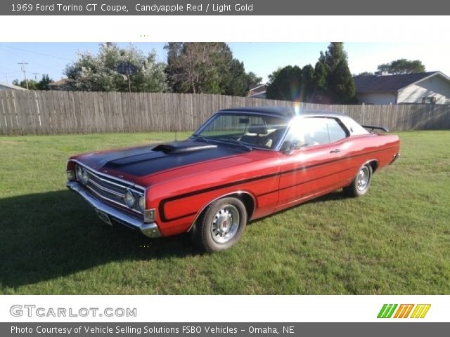1969 Ford Torino GT Coupe in Candyapple Red