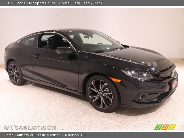 2019 Honda Civic Sport Coupe in Crystal Black Pearl