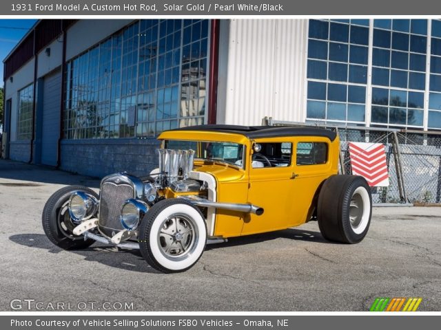 1931 Ford Model A Custom Hot Rod in Solar Gold