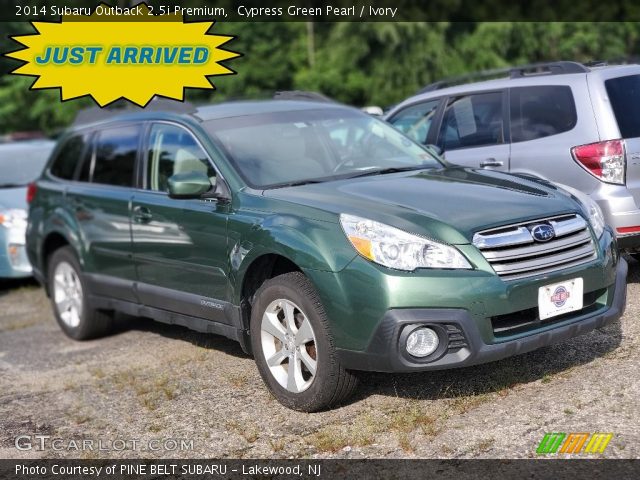 2014 Subaru Outback 2.5i Premium in Cypress Green Pearl