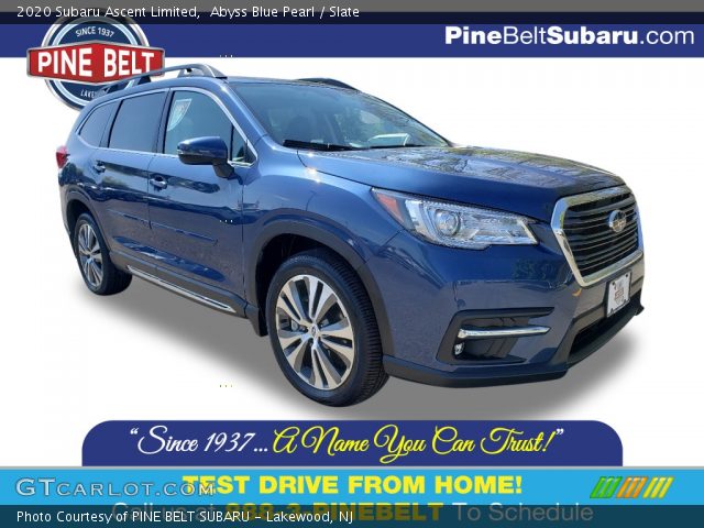 2020 Subaru Ascent Limited in Abyss Blue Pearl