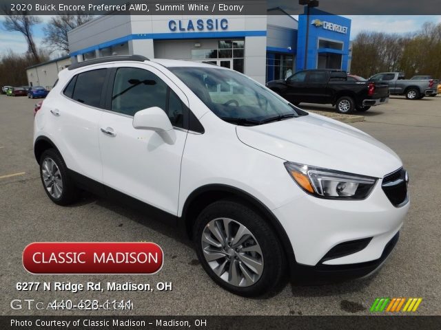 2020 Buick Encore Preferred AWD in Summit White