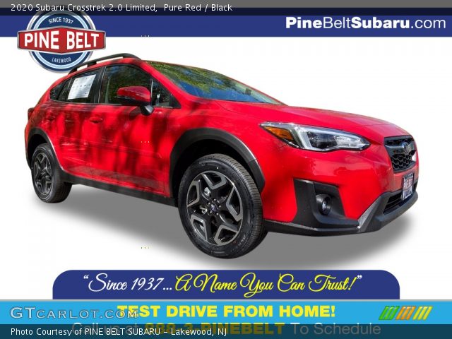 2020 Subaru Crosstrek 2.0 Limited in Pure Red