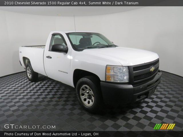 2010 Chevrolet Silverado 1500 Regular Cab 4x4 in Summit White