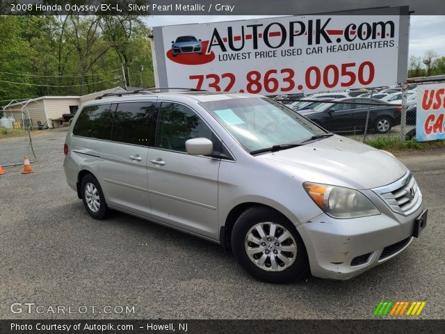 2008 Honda Odyssey EX-L in Silver Pearl Metallic