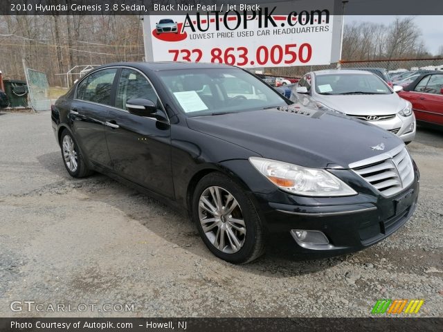 2010 Hyundai Genesis 3.8 Sedan in Black Noir Pearl