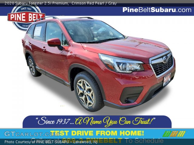 2020 Subaru Forester 2.5i Premium in Crimson Red Pearl