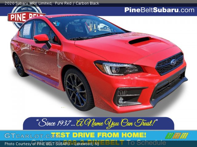2020 Subaru WRX Limited in Pure Red