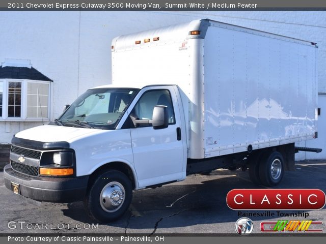 2011 Chevrolet Express Cutaway 3500 Moving Van in Summit White