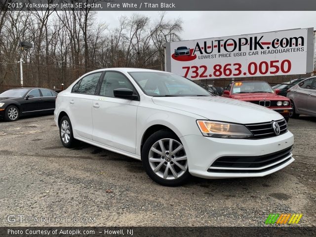 2015 Volkswagen Jetta SE Sedan in Pure White