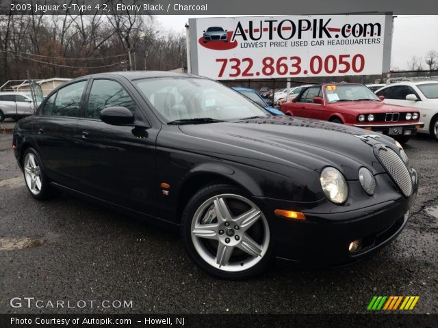 2003 Jaguar S-Type 4.2 in Ebony Black