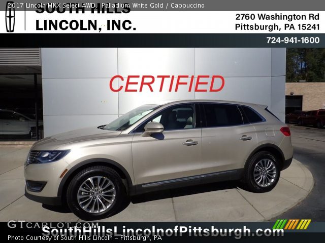 2017 Lincoln MKX Select AWD in Palladium White Gold