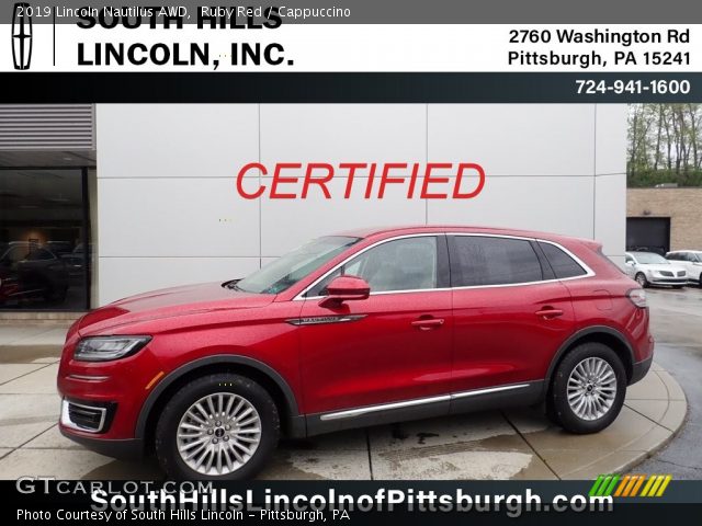 2019 Lincoln Nautilus AWD in Ruby Red