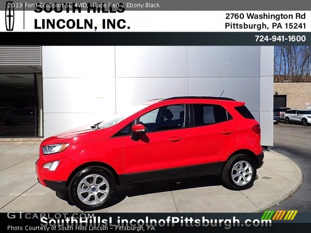 2019 Ford EcoSport SE 4WD in Race Red
